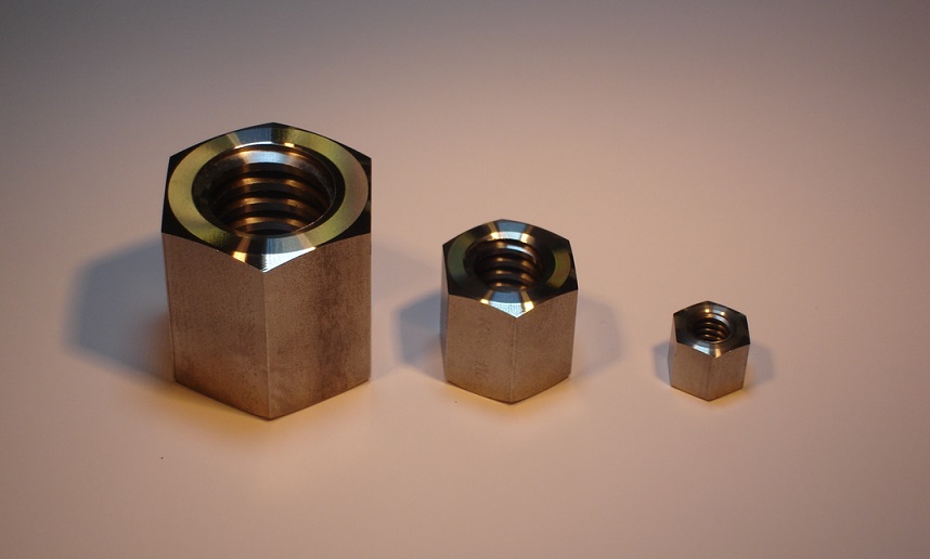 Trapezoid thread Hex nuts stainless steel
