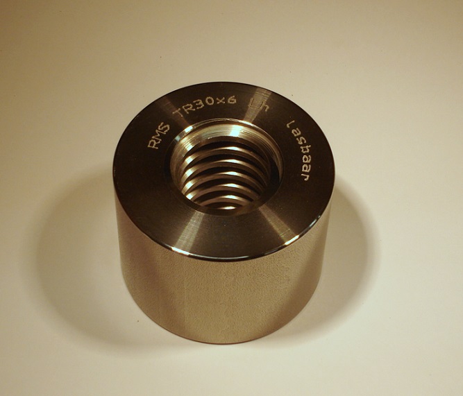trapezoidal round nuts steel
