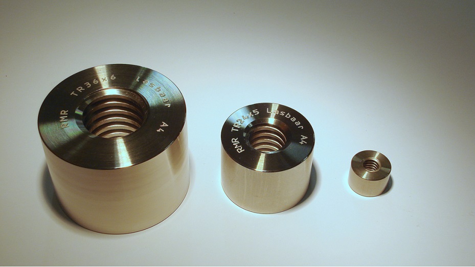 Trapezoid thread Round Nuts Stainless Steel